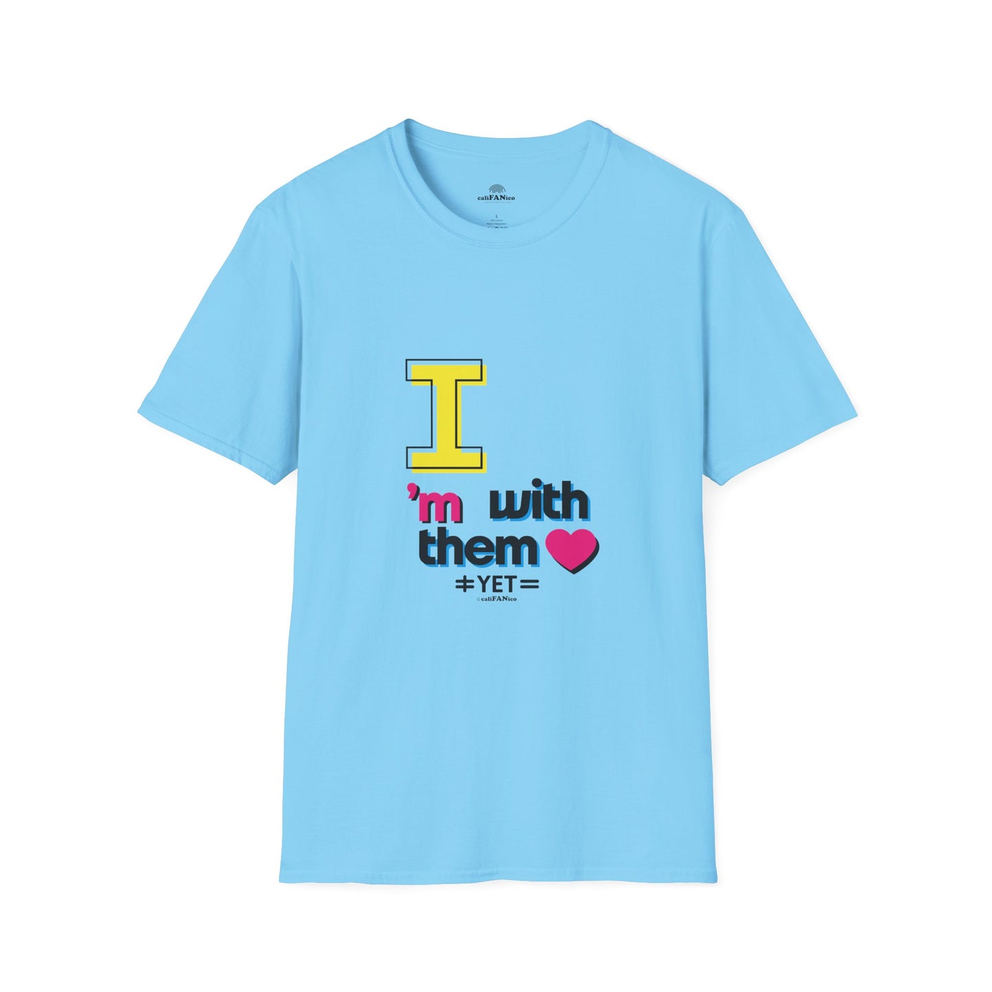 I’m With Them LGBTQ Pride Unisex Softstyle T-Shirt | Casual Wear, Gift for Friends, Pride Events Shirt, Graphic Tee, Inclusive Fashion