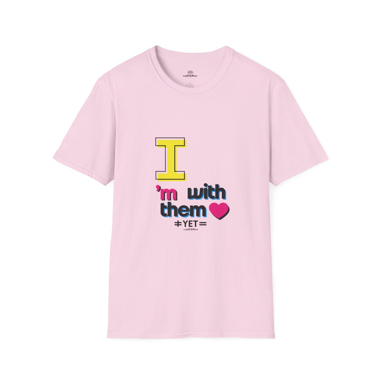 I’m With Them LGBTQ Pride Unisex Softstyle T-Shirt | Casual Wear, Gift for Friends, Pride Events Shirt, Graphic Tee, Inclusive Fashion