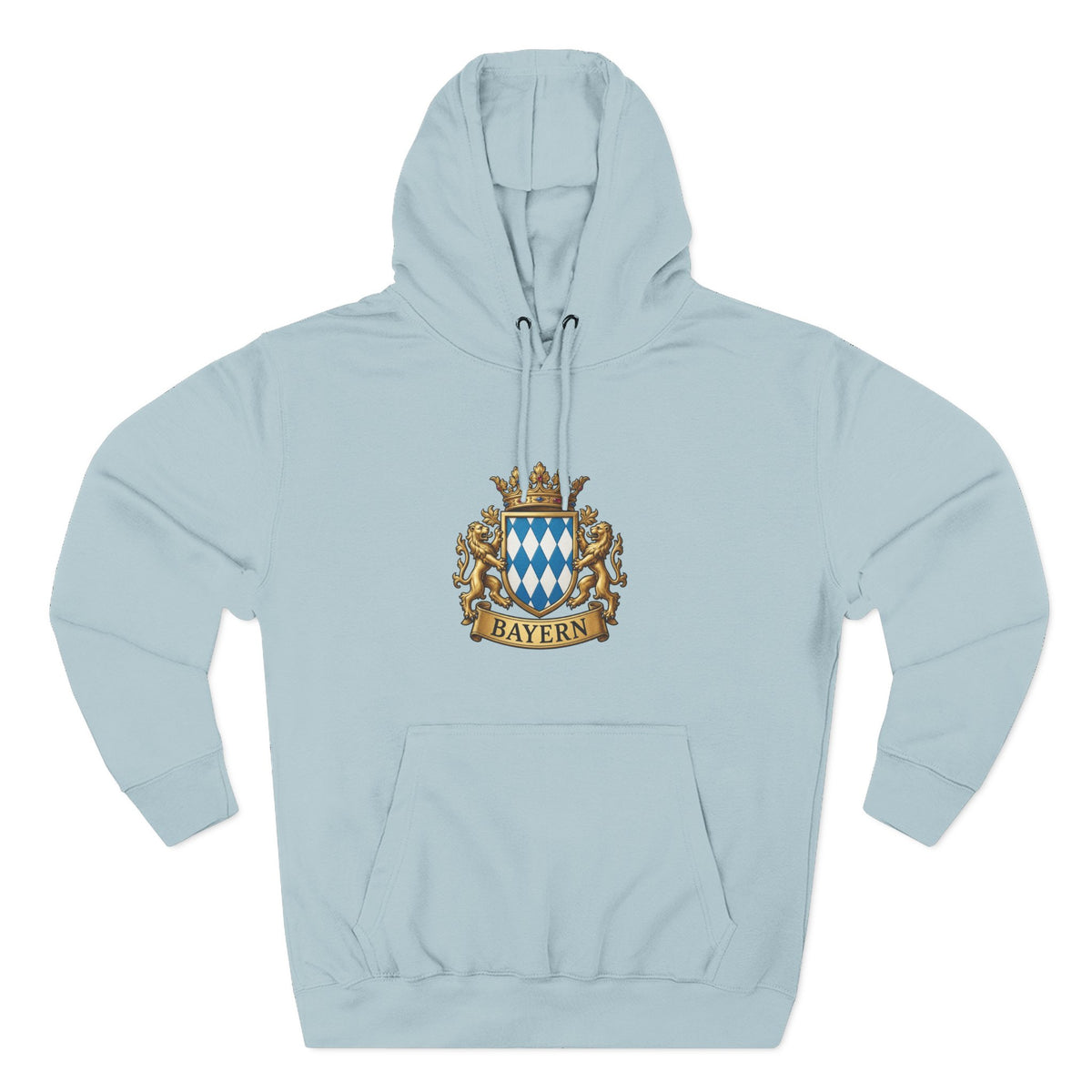 Bayern Crest Hoodie — Vintage Bavarian Coat of Arms Pullover