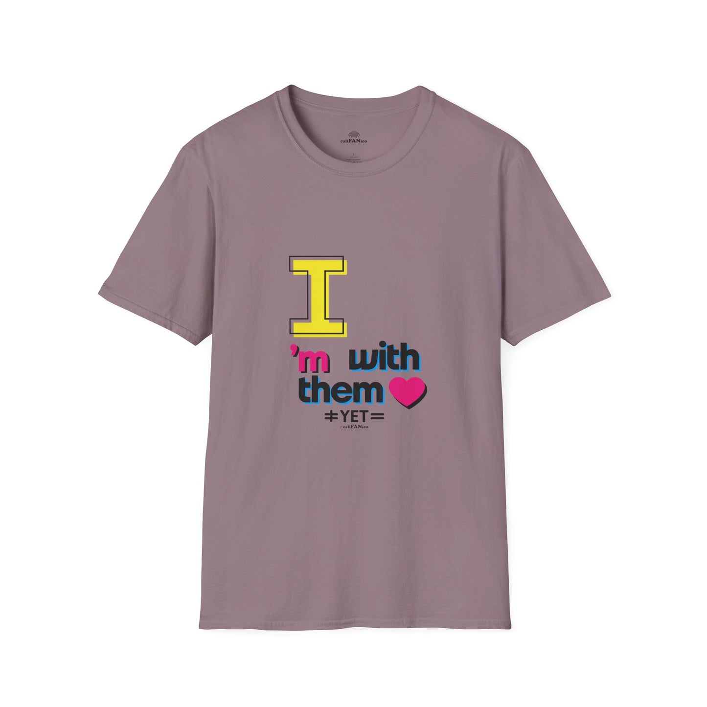 I’m With Them LGBTQ Pride Unisex Softstyle T-Shirt | Casual Wear, Gift for Friends, Pride Events Shirt, Graphic Tee, Inclusive Fashion