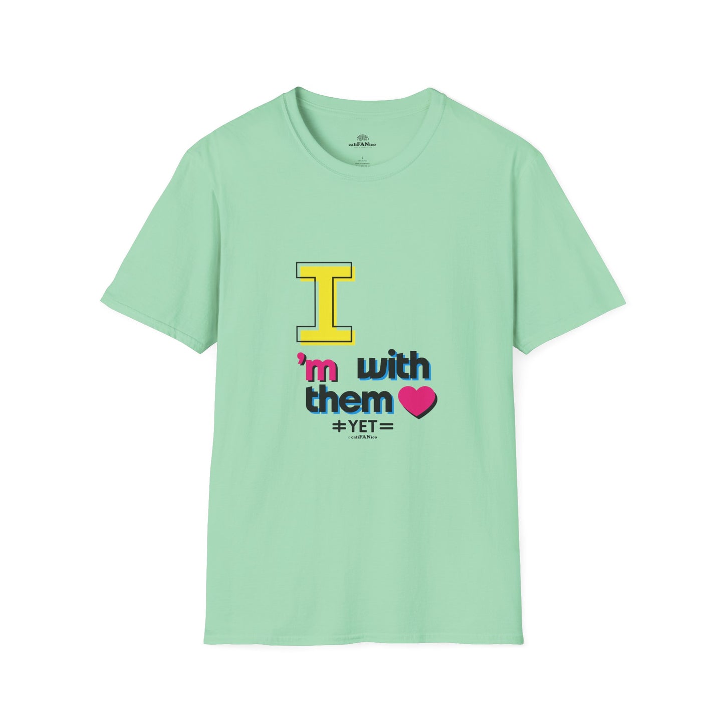 I’m With Them LGBTQ Pride Unisex Softstyle T-Shirt | Casual Wear, Gift for Friends, Pride Events Shirt, Graphic Tee, Inclusive Fashion