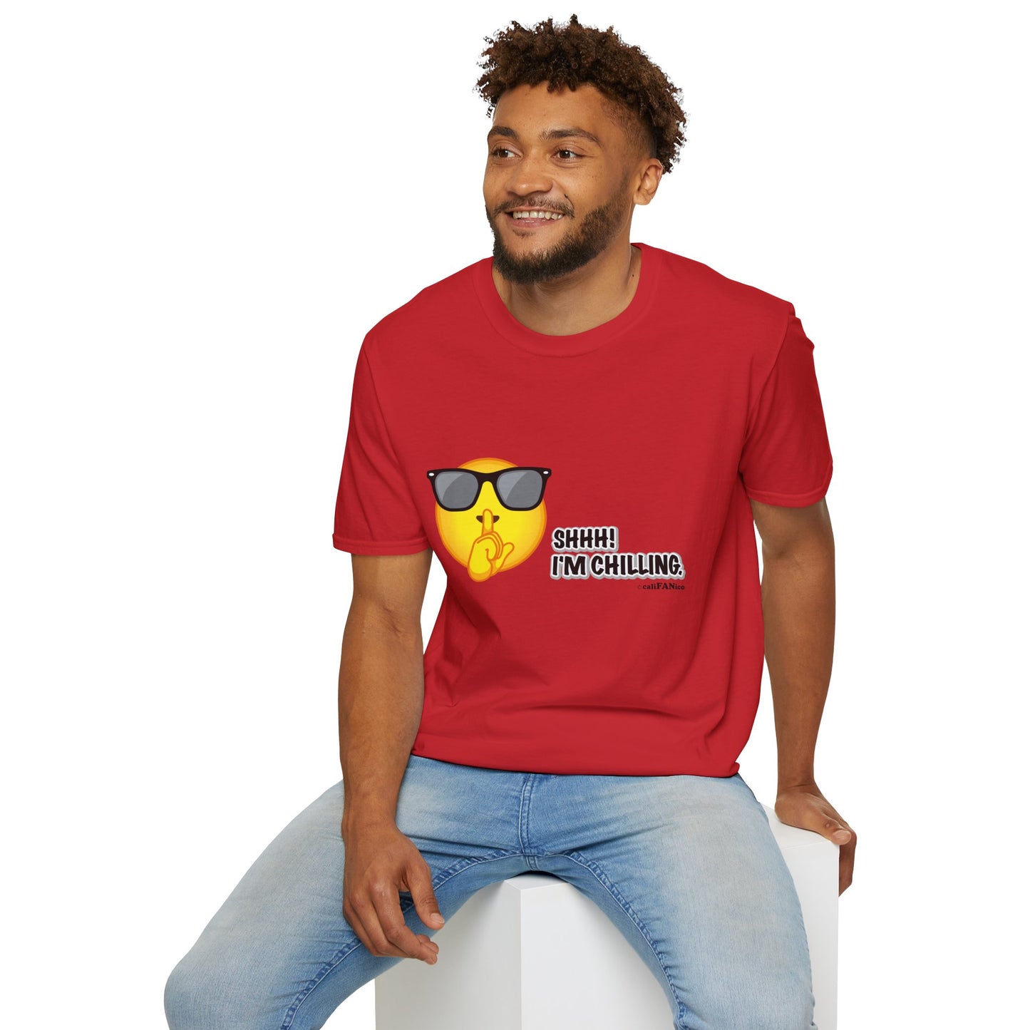 Chill Vibes Unisex T-Shirt, Shhh! I'm Chilling T-Shirt, Funny T-Shirt, Relaxed Wear, Casual Shirt, Gift for Friends, Summer T-Shirt, Beach T-Shirt