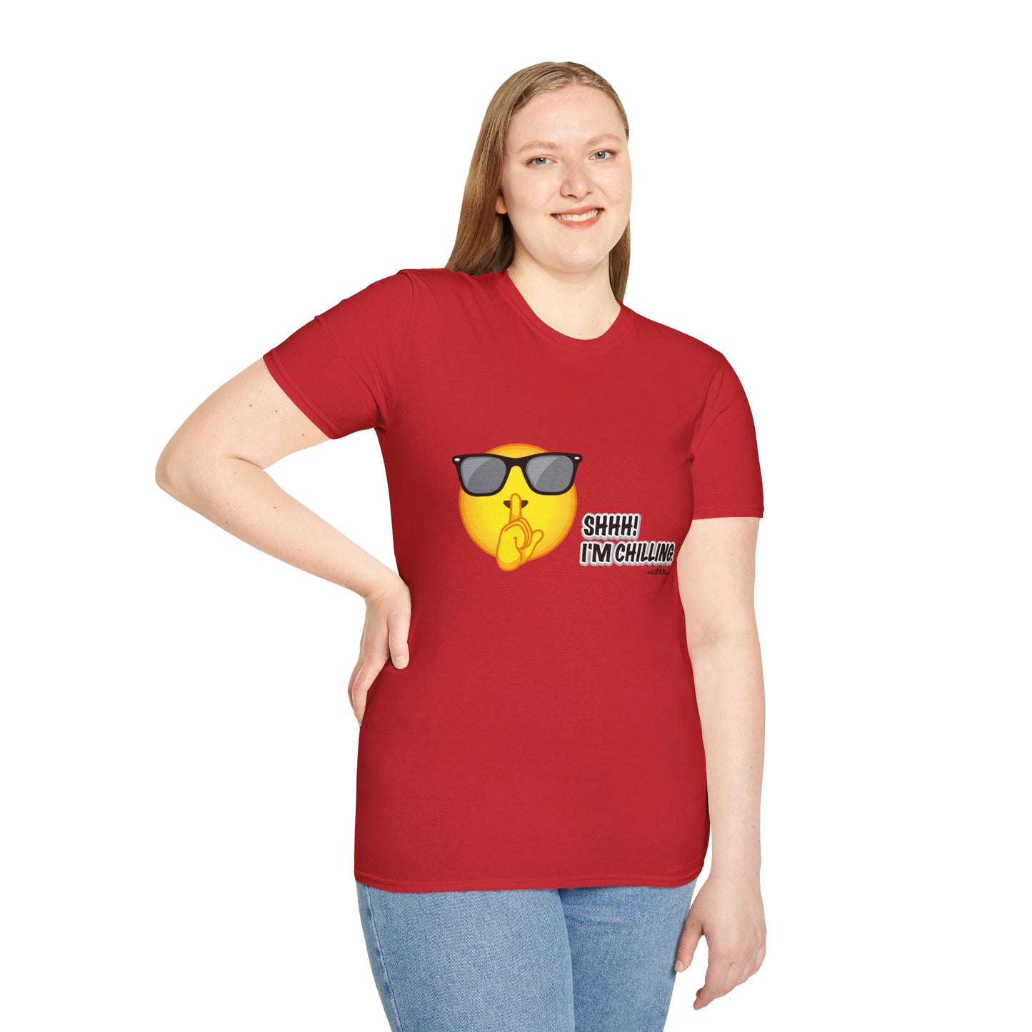 Chill Vibes Unisex T-Shirt, Shhh! I'm Chilling T-Shirt, Funny T-Shirt, Relaxed Wear, Casual Shirt, Gift for Friends, Summer T-Shirt, Beach T-Shirt