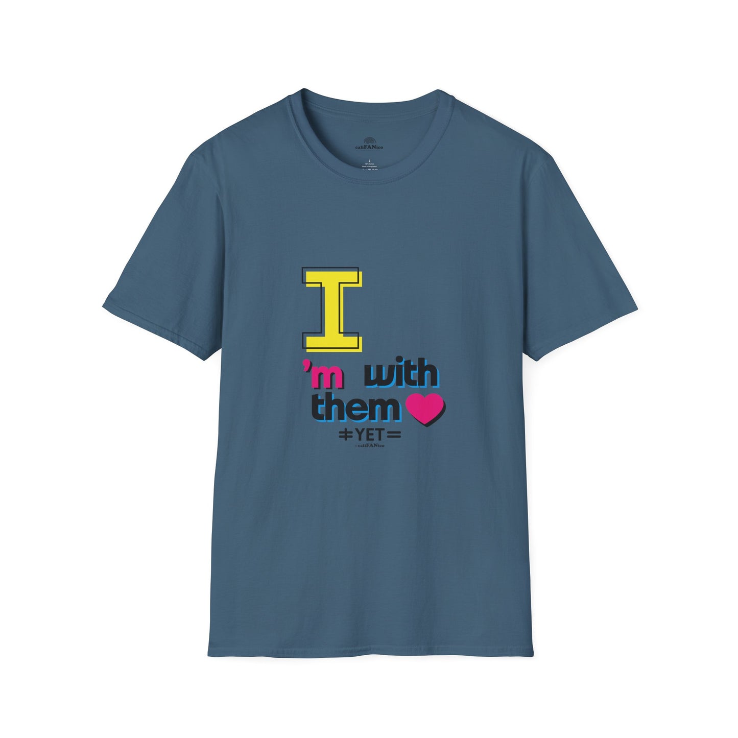 I’m With Them LGBTQ Pride Unisex Softstyle T-Shirt | Casual Wear, Gift for Friends, Pride Events Shirt, Graphic Tee, Inclusive Fashion