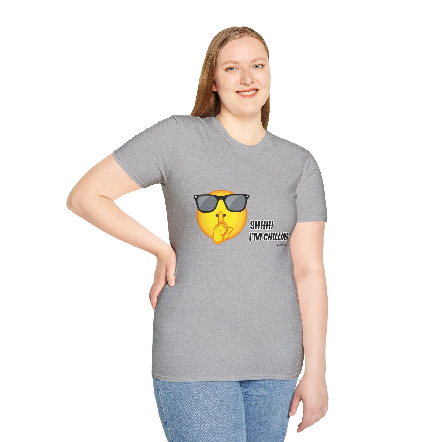 Chill Vibes Unisex T-Shirt, Shhh! I'm Chilling T-Shirt, Funny T-Shirt, Relaxed Wear, Casual Shirt, Gift for Friends, Summer T-Shirt, Beach T-Shirt