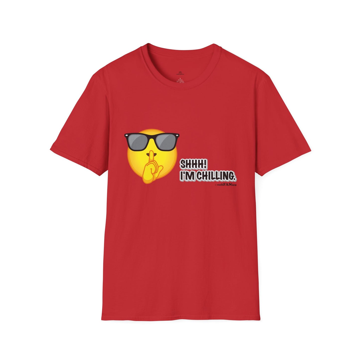 Chill Vibes Unisex T-Shirt, Shhh! I'm Chilling T-Shirt, Funny T-Shirt, Relaxed Wear, Casual Shirt, Gift for Friends, Summer T-Shirt, Beach T-Shirt