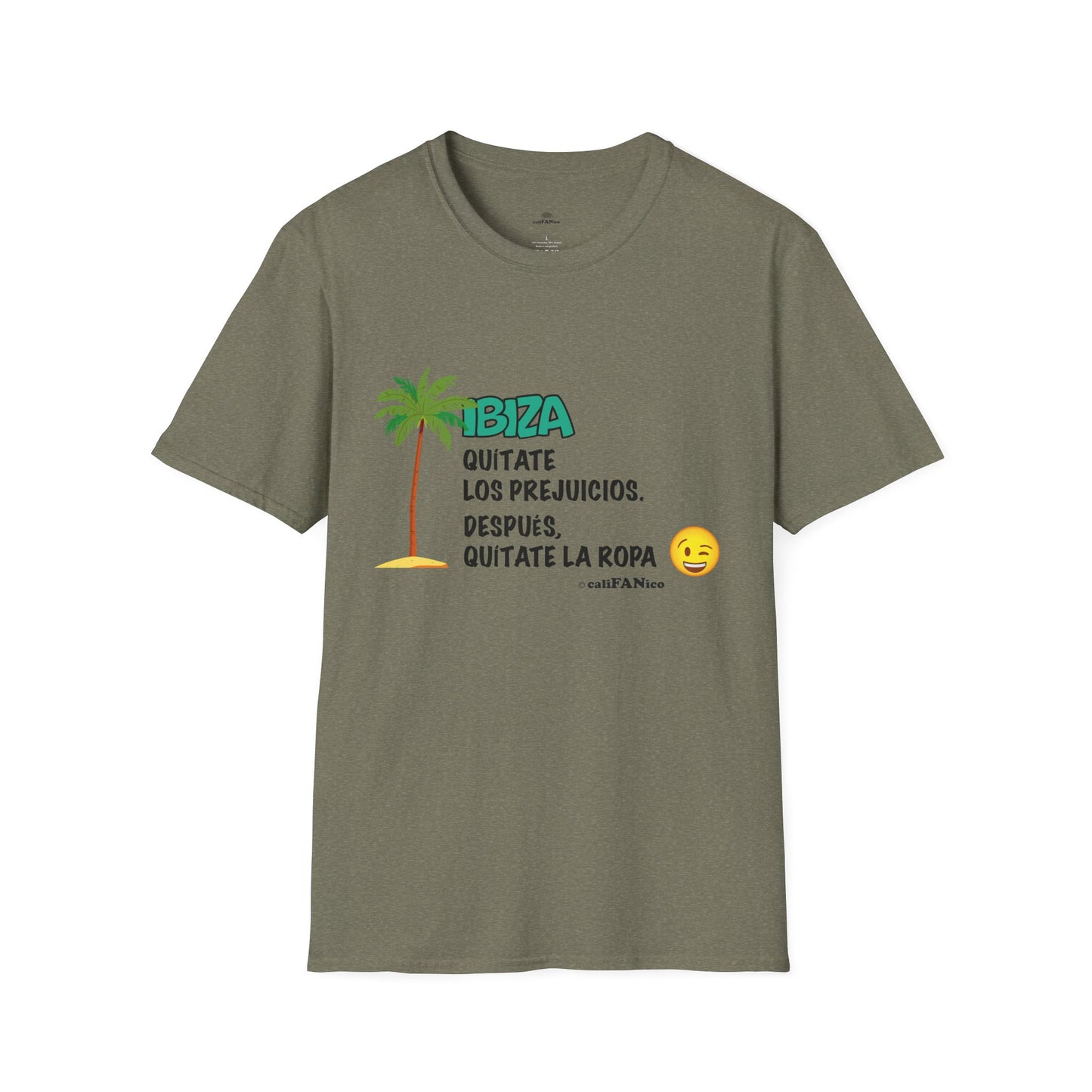 Vibrant Ibiza Statement Tee - Beach T-Shirt, Unisex Casual Summer Shirt, Travel Shirt, Beach Wear, Gift for Vacation Lovers