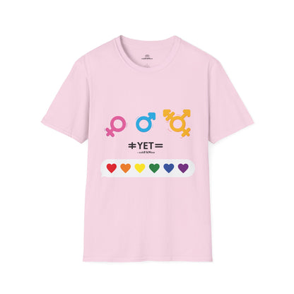 Pride & Equality T-Shirt, Unisex Softstyle Tee, LGBTQ+ Support Shirt, Inclusive Fashion, Gift for Pride Month, Gender Equality Top