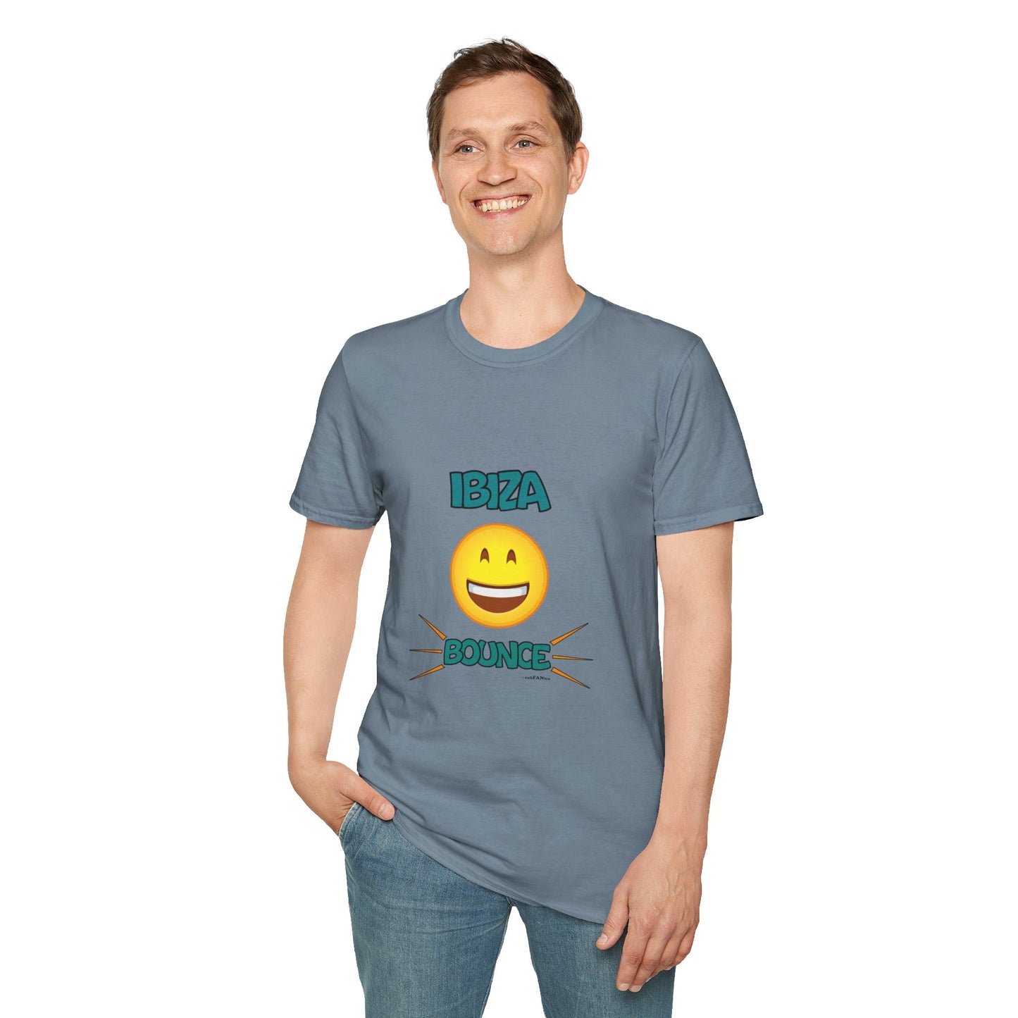 Ibiza Bounce Unisex T-Shirt, Casual Summer Tee, Beach Wear, Fun Party Shirt, Vacation T-Shirt, Club Wear