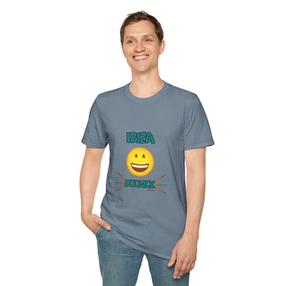 Ibiza Bounce Unisex T-Shirt, Casual Summer Tee, Beach Wear, Fun Party Shirt, Vacation T-Shirt, Club Wear