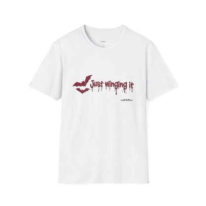 Spooky Bat Design T-Shirt - Perfect for Halloween, Autumn, Unique Graphic Tee