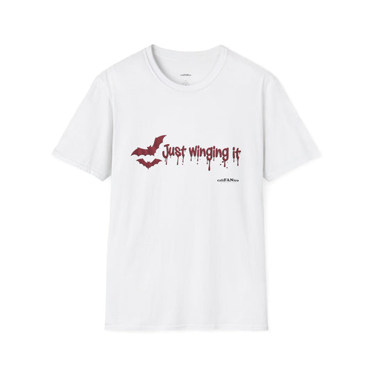 Spooky Bat Design T-Shirt - Perfect for Halloween, Autumn, Unique Graphic Tee