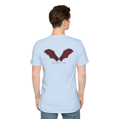 Spooky Bat Design T-Shirt - Perfect for Halloween, Autumn, Unique Graphic Tee