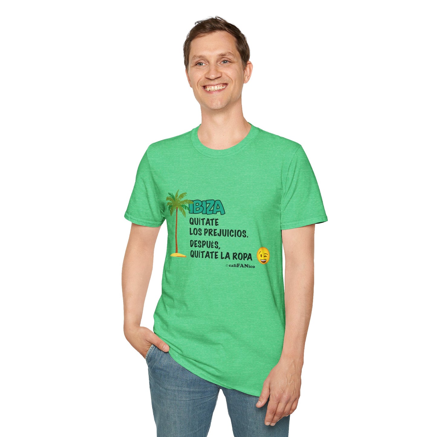 Vibrant Ibiza Statement Tee - Beach T-Shirt, Unisex Casual Summer Shirt, Travel Shirt, Beach Wear, Gift for Vacation Lovers