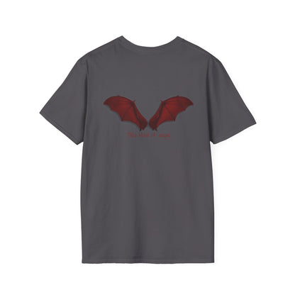 Spirit Animal T-Shirt, Bat Spirit Animal T-Shirt, Soft Style Tee, Halloween Tee, Funny T-Shirt, Quirky Graphic Shirt, Bat Design, Vampire Design