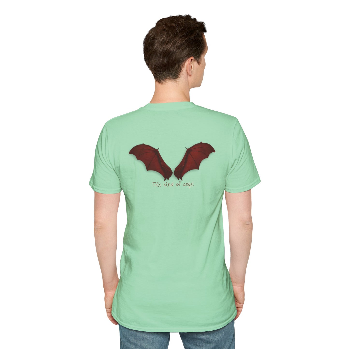 Spooky Bat Design T-Shirt - Perfect for Halloween, Autumn, Unique Graphic Tee