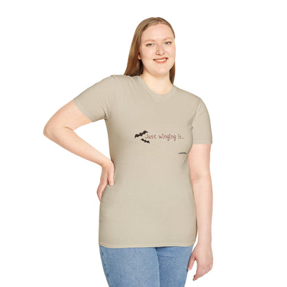 Spooky Bat Design T-Shirt - Perfect for Halloween, Autumn, Unique Graphic Tee