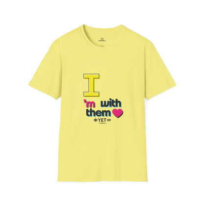 I’m With Them LGBTQ Pride Unisex Softstyle T-Shirt | Casual Wear, Gift for Friends, Pride Events Shirt, Graphic Tee, Inclusive Fashion