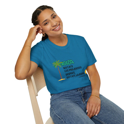 Vibrant Ibiza Statement Tee - Beach T-Shirt, Unisex Casual Summer Shirt, Travel Shirt, Beach Wear, Gift for Vacation Lovers