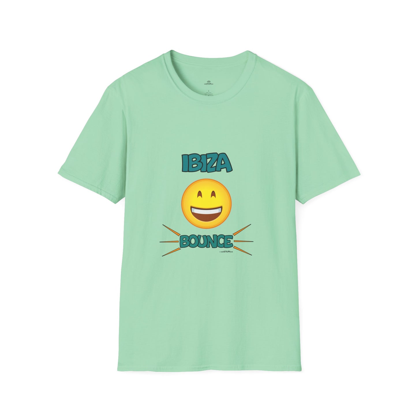 Ibiza Bounce Unisex T-Shirt, Casual Summer Tee, Beach Wear, Fun Party Shirt, Vacation T-Shirt, Club Wear