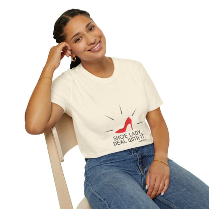 Funny T-Shirt Shoe Lover Lady Soft style T-Shirt