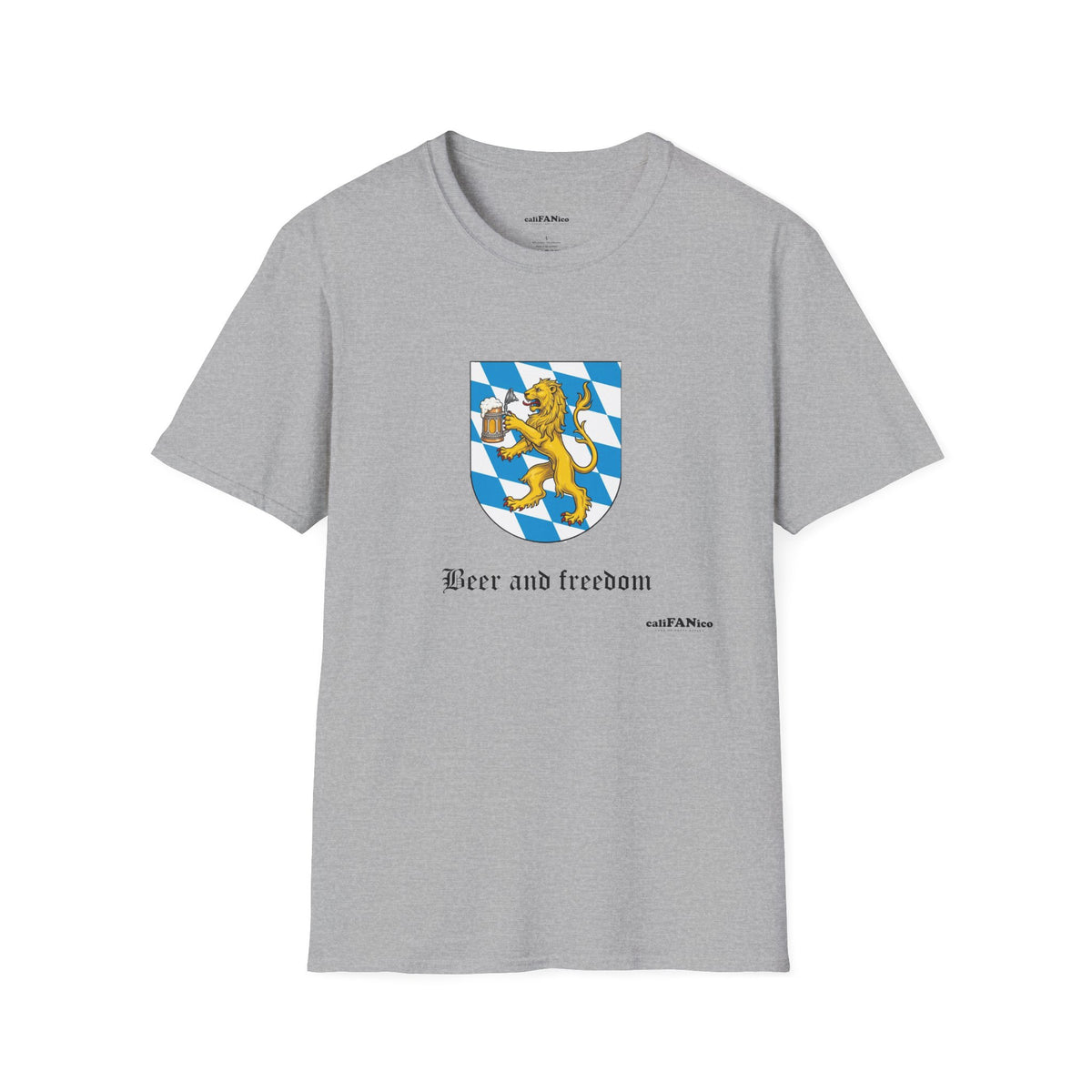 Beer and Freedom T‑Shirt — Bavarian Lion Oktoberfest Tee