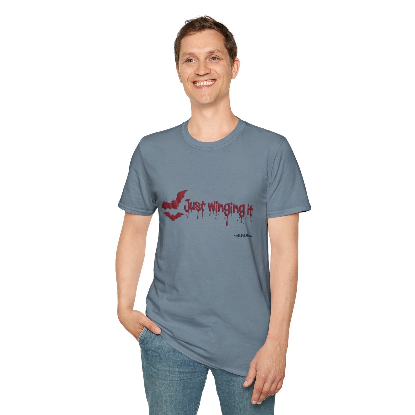 Spooky Bat Design T-Shirt - Perfect for Halloween, Autumn, Unique Graphic Tee
