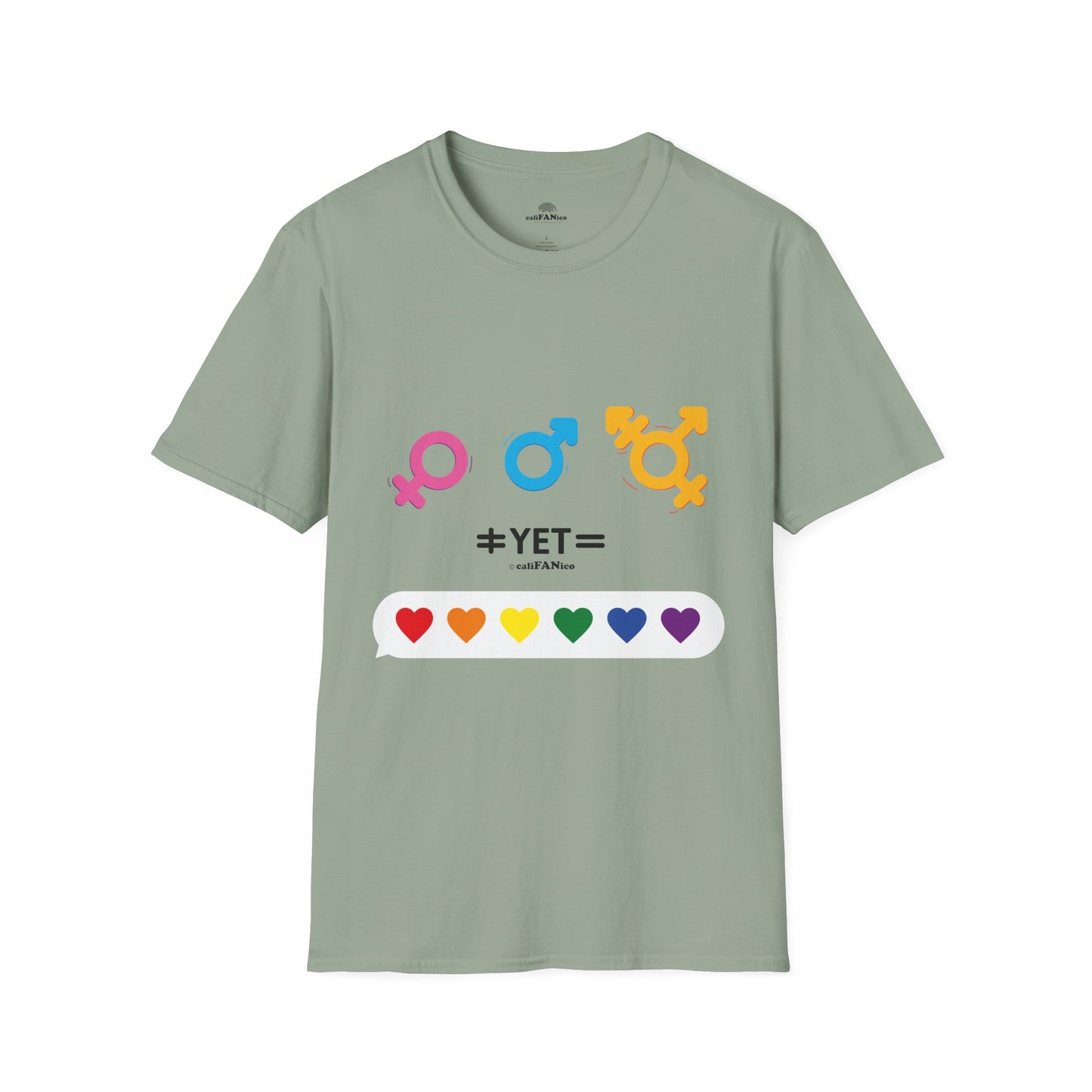 Pride & Equality T-Shirt, Unisex Softstyle Tee, LGBTQ+ Support Shirt, Inclusive Fashion, Gift for Pride Month, Gender Equality Top