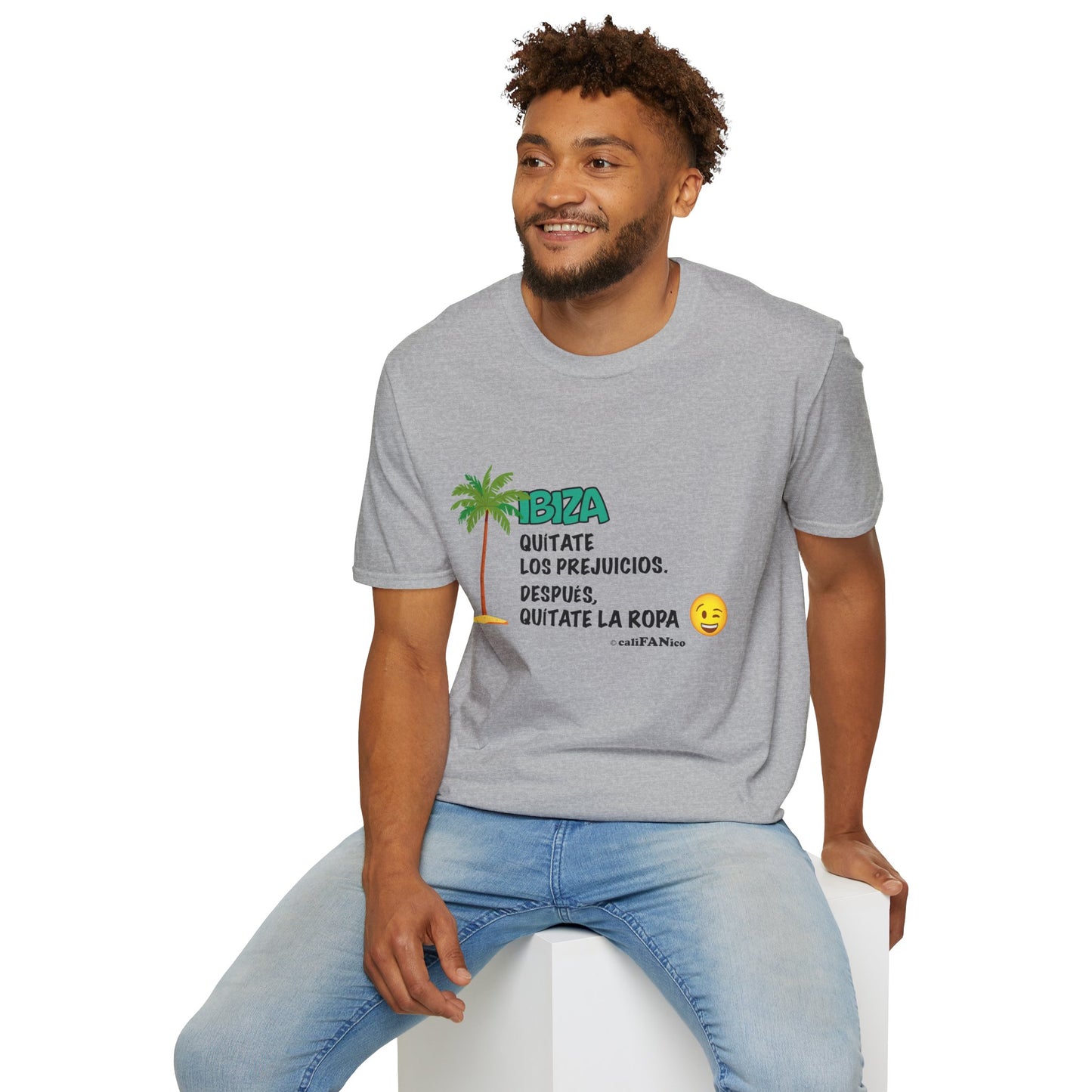 Vibrant Ibiza Statement Tee - Beach T-Shirt, Unisex Casual Summer Shirt, Travel Shirt, Beach Wear, Gift for Vacation Lovers