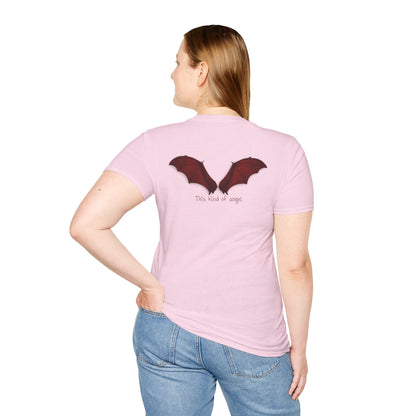 Spooky Bat Design T-Shirt - Perfect for Halloween, Autumn, Unique Graphic Tee