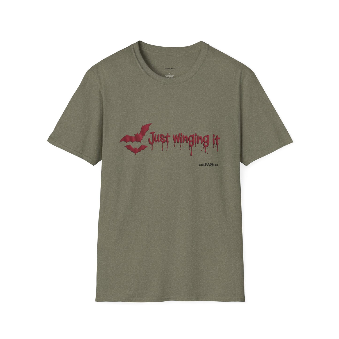 Spooky Bat Design T-Shirt - Perfect for Halloween, Autumn, Unique Graphic Tee