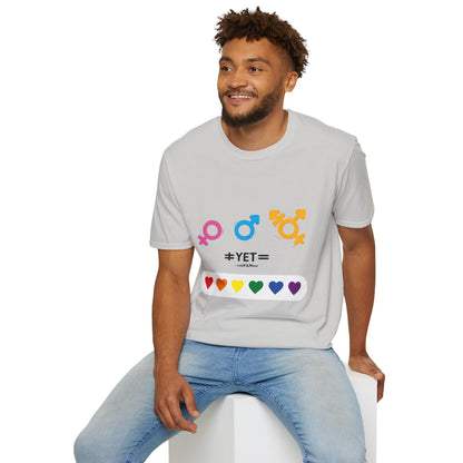 Pride & Equality T-Shirt, Unisex Softstyle Tee, LGBTQ+ Support Shirt, Inclusive Fashion, Gift for Pride Month, Gender Equality Top