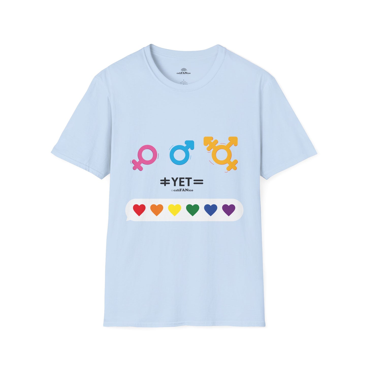 Pride & Equality T-Shirt, Unisex Softstyle Tee, LGBTQ+ Support Shirt, Inclusive Fashion, Gift for Pride Month, Gender Equality Top