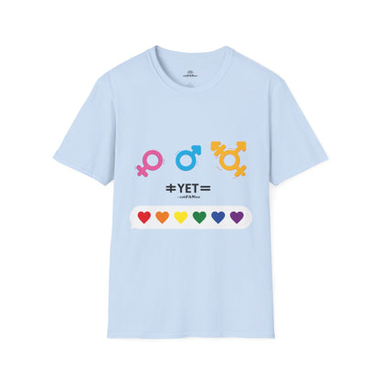 Pride & Equality T-Shirt, Unisex Softstyle Tee, LGBTQ+ Support Shirt, Inclusive Fashion, Gift for Pride Month, Gender Equality Top