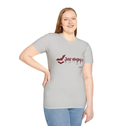 Spooky Bat Design T-Shirt - Perfect for Halloween, Autumn, Unique Graphic Tee