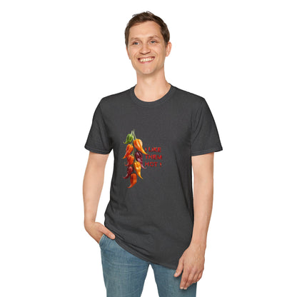 I Like Them Hot, Funny Hot Peppers Unisex T-Shirt, Summer Apparel, Funny Graphic Tee, Gift for Friends, Cute Casual Wear
