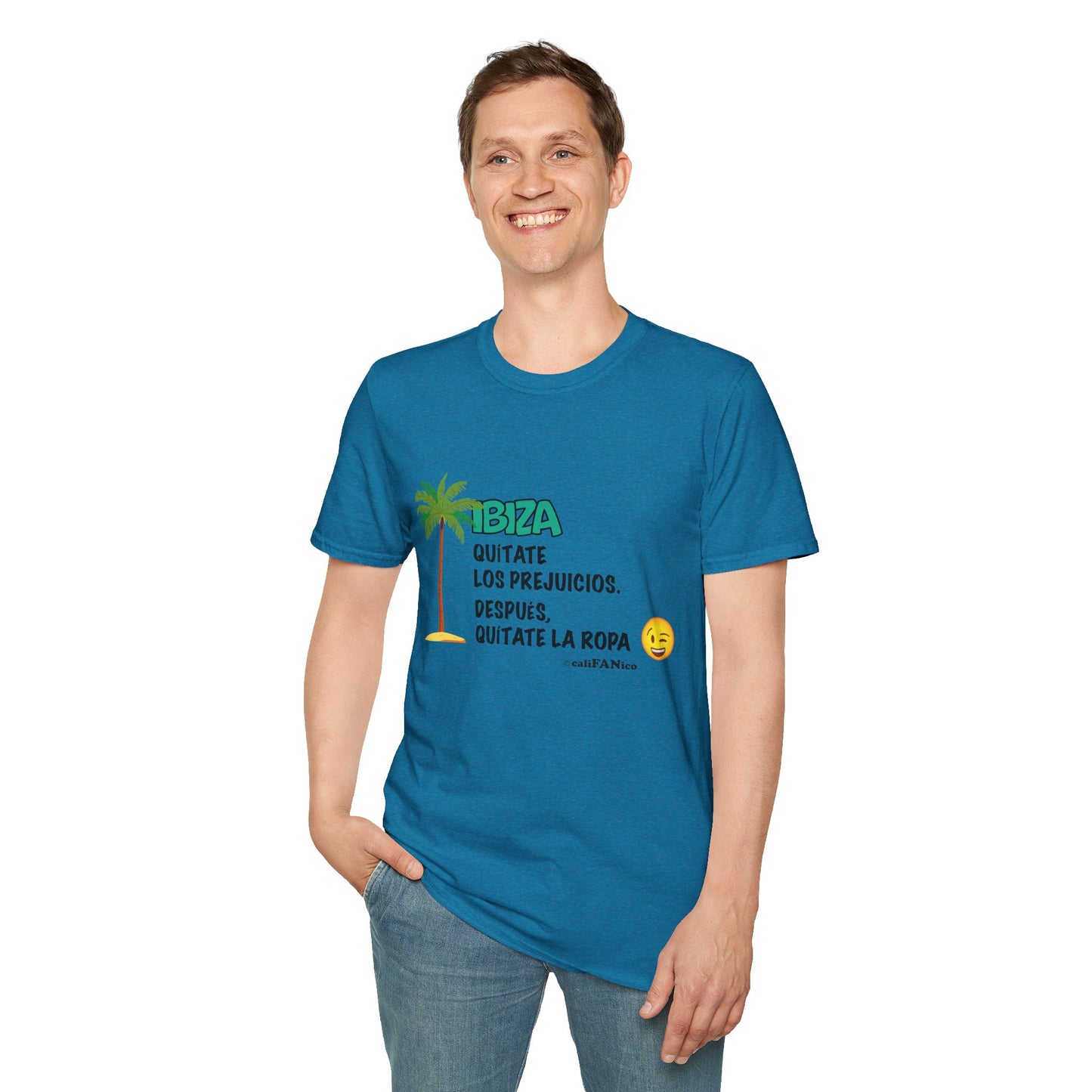 Vibrant Ibiza Statement Tee - Beach T-Shirt, Unisex Casual Summer Shirt, Travel Shirt, Beach Wear, Gift for Vacation Lovers
