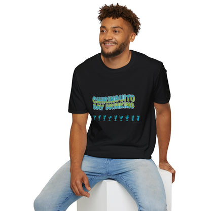 Funny Beach Day Drinking T-Shirt, Spain Summer, Unisex T-Shirt, Summer Vibes Tee, Beach Party T-Shirt, Vacation Apparel, Fun Gift Idea, Spain Souvenir T-Shirt
