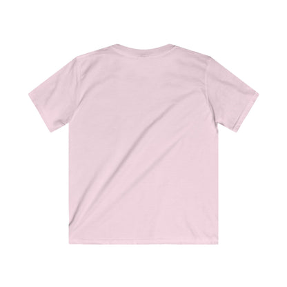 Kids Cloud Swing T‑Shirt — Cute Black Girl on Cloud Swing, Playful Design