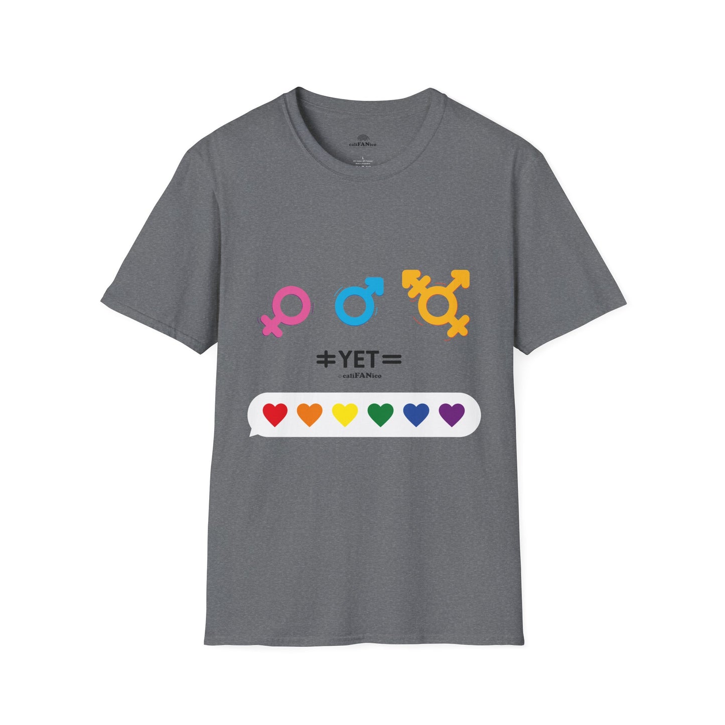 Pride & Equality T-Shirt, Unisex Softstyle Tee, LGBTQ+ Support Shirt, Inclusive Fashion, Gift for Pride Month, Gender Equality Top