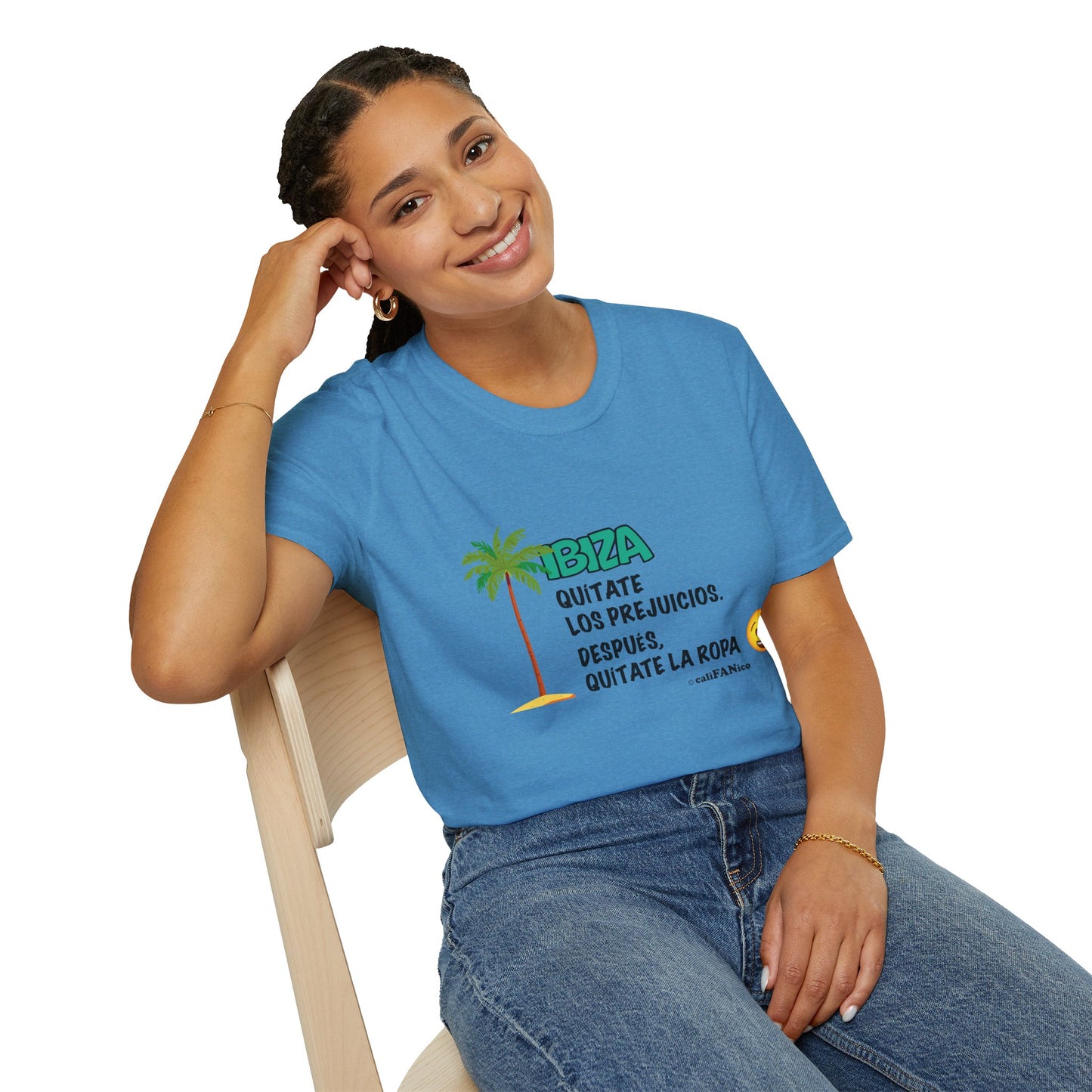 Vibrant Ibiza Statement Tee - Beach T-Shirt, Unisex Casual Summer Shirt, Travel Shirt, Beach Wear, Gift for Vacation Lovers