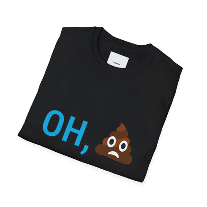 Funny Poop Emoji T-shirt Unisex T-Shirt, Casual Humor Tee, Gift for Friends, Birthday Shirt, Comfy Everyday Wear