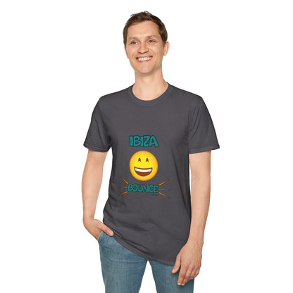 Ibiza Bounce Unisex T-Shirt, Casual Summer Tee, Beach Wear, Fun Party Shirt, Vacation T-Shirt, Club Wear
