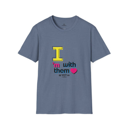 I’m With Them LGBTQ Pride Unisex Softstyle T-Shirt | Casual Wear, Gift for Friends, Pride Events Shirt, Graphic Tee, Inclusive Fashion