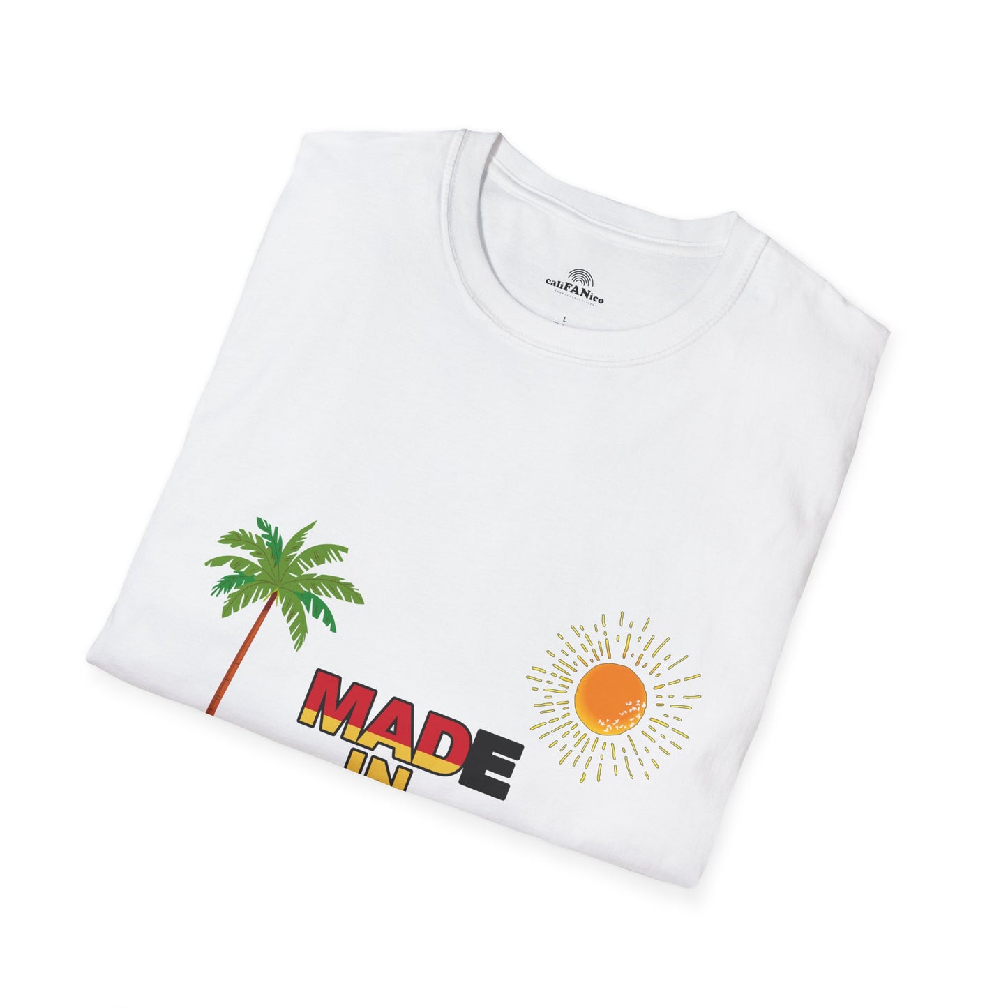 Funny Mad in Spain Made in Espain T-Shirt Unisex Softstyle Humor Shirt, Cute Gift, Unisex Top, Casual Wear, Laugh T Shirt
