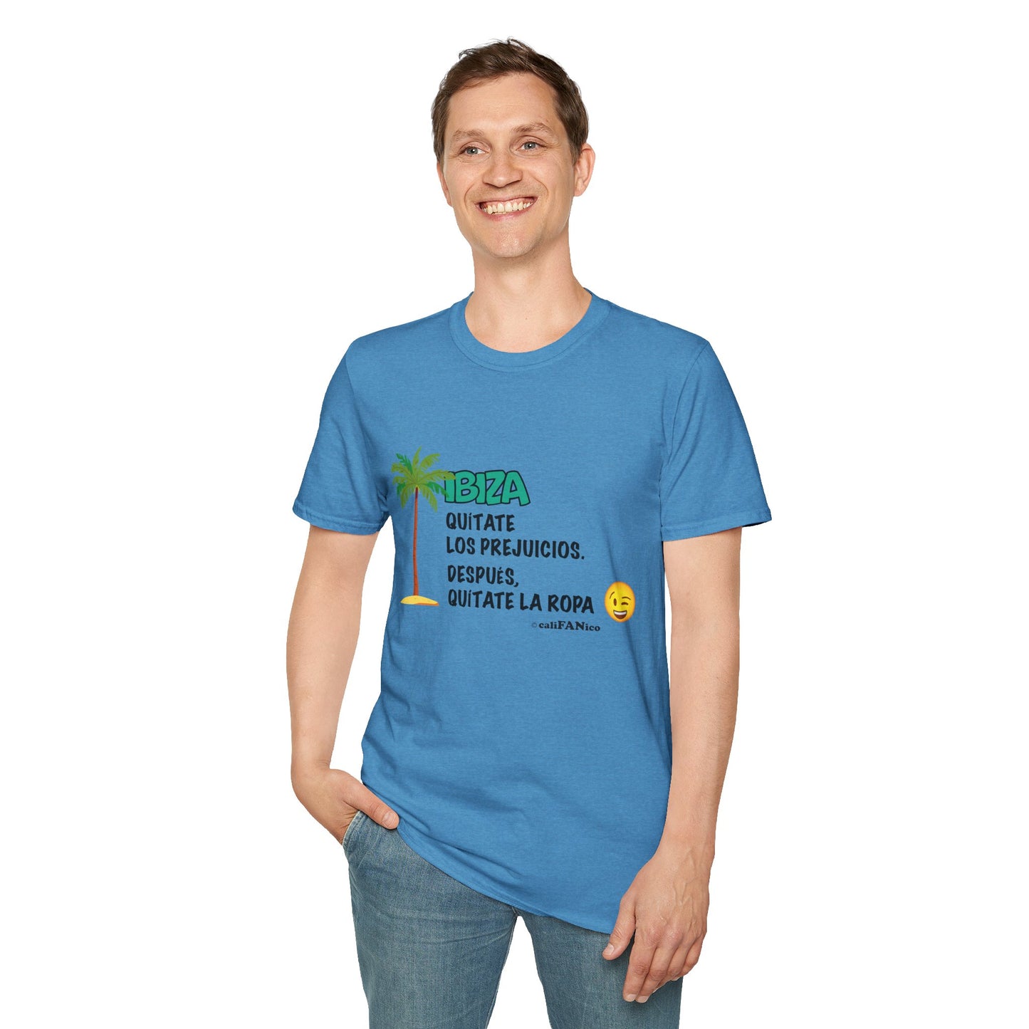 Vibrant Ibiza Statement Tee - Beach T-Shirt, Unisex Casual Summer Shirt, Travel Shirt, Beach Wear, Gift for Vacation Lovers