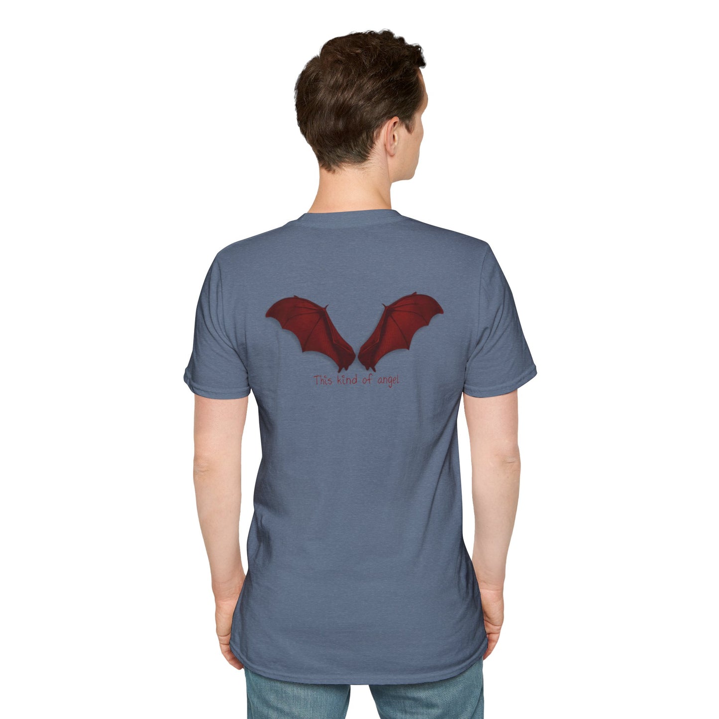 Spooky Bat Design T-Shirt - Perfect for Halloween, Autumn, Unique Graphic Tee