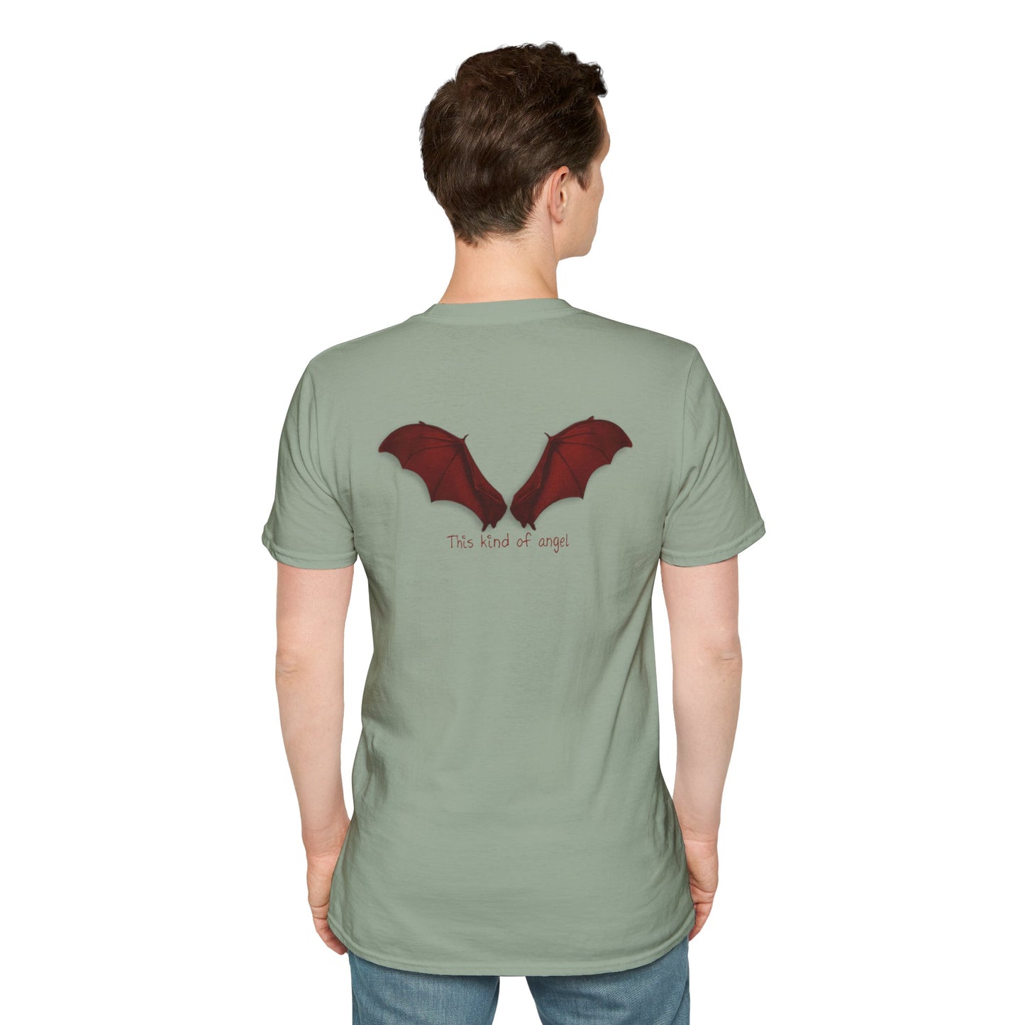 Spooky Bat Design T-Shirt - Perfect for Halloween, Autumn, Unique Graphic Tee