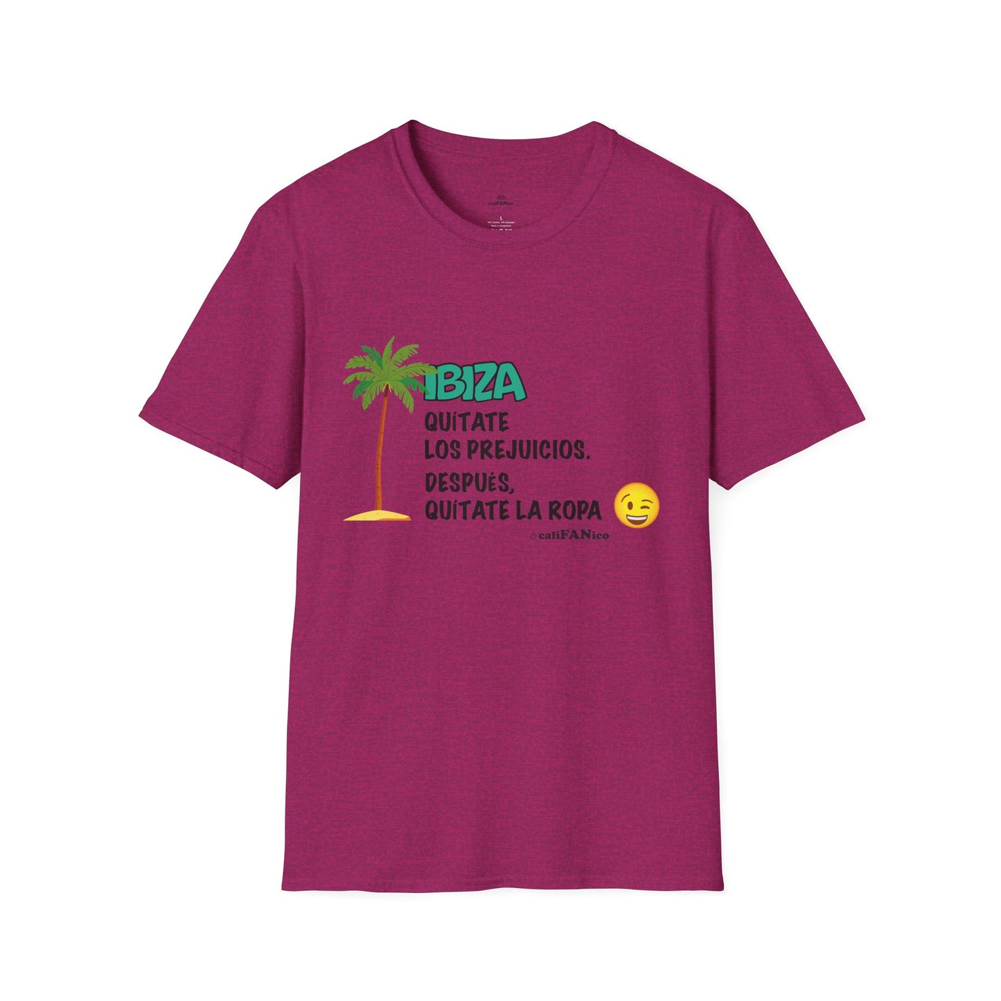 Vibrant Ibiza Statement Tee - Beach T-Shirt, Unisex Casual Summer Shirt, Travel Shirt, Beach Wear, Gift for Vacation Lovers