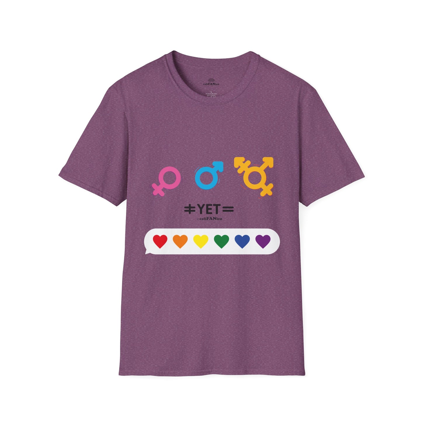 Pride & Equality T-Shirt, Unisex Softstyle Tee, LGBTQ+ Support Shirt, Inclusive Fashion, Gift for Pride Month, Gender Equality Top
